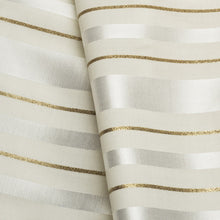 Load image into Gallery viewer, Tallit • White and Gold Stripes
