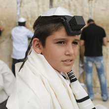 Load image into Gallery viewer, Bar Mitzvah Tefillin • Sephardi, with free Tallit!
