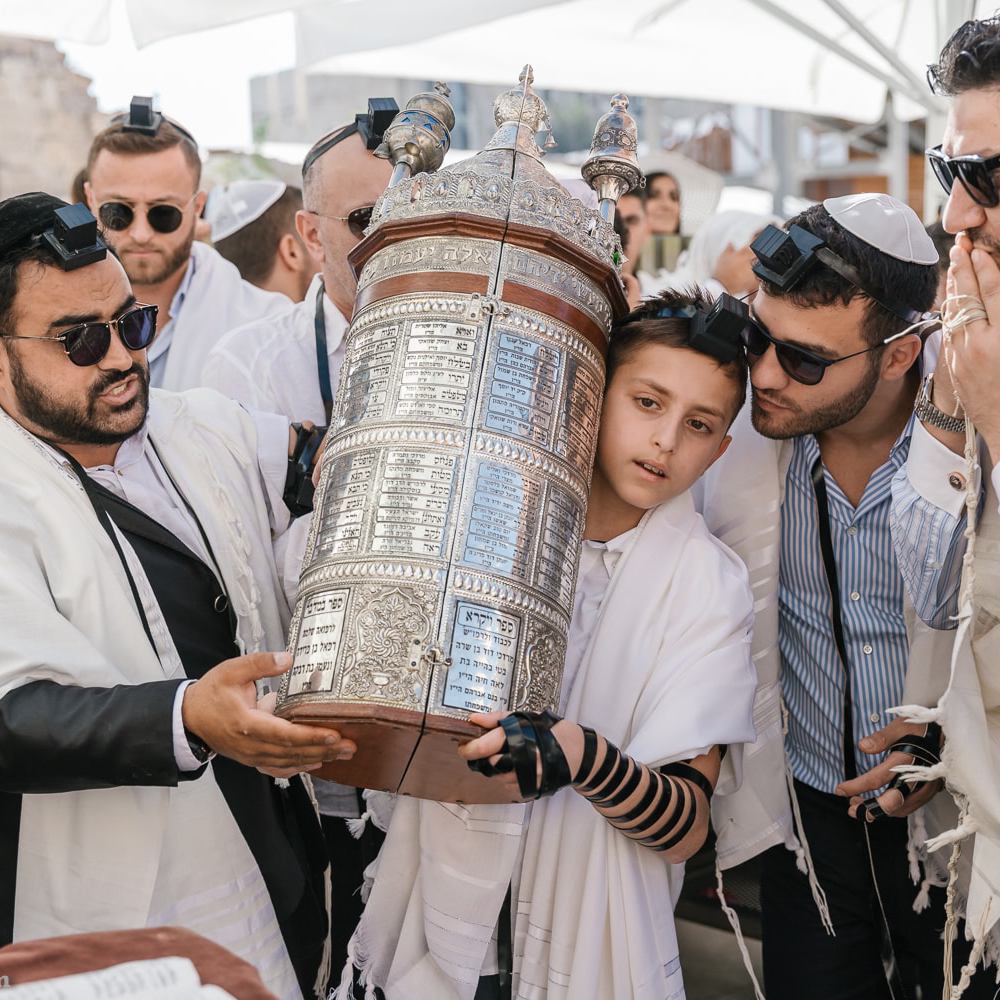 Deluxe Bar Mitzvah Tefillin • Sephardi, with free Tallit!